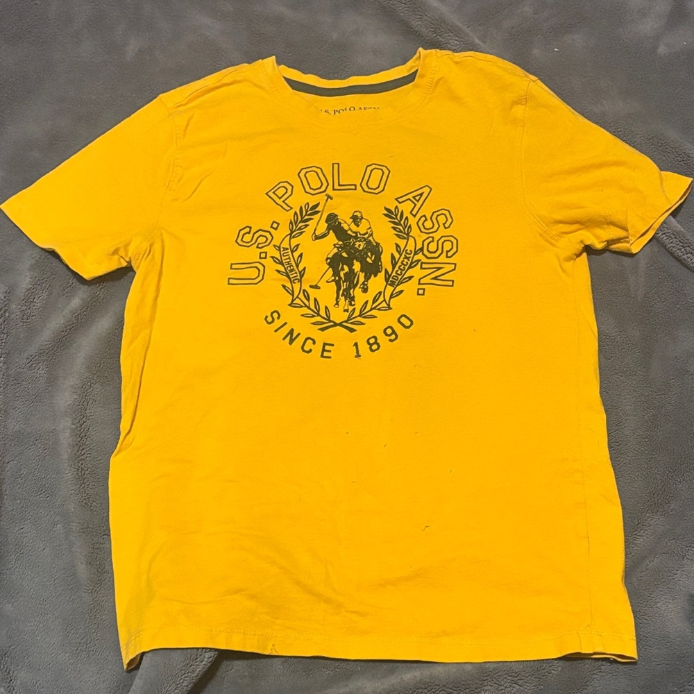 U.S. Polo Assn. Bright Yellow Short Sleeve Tee